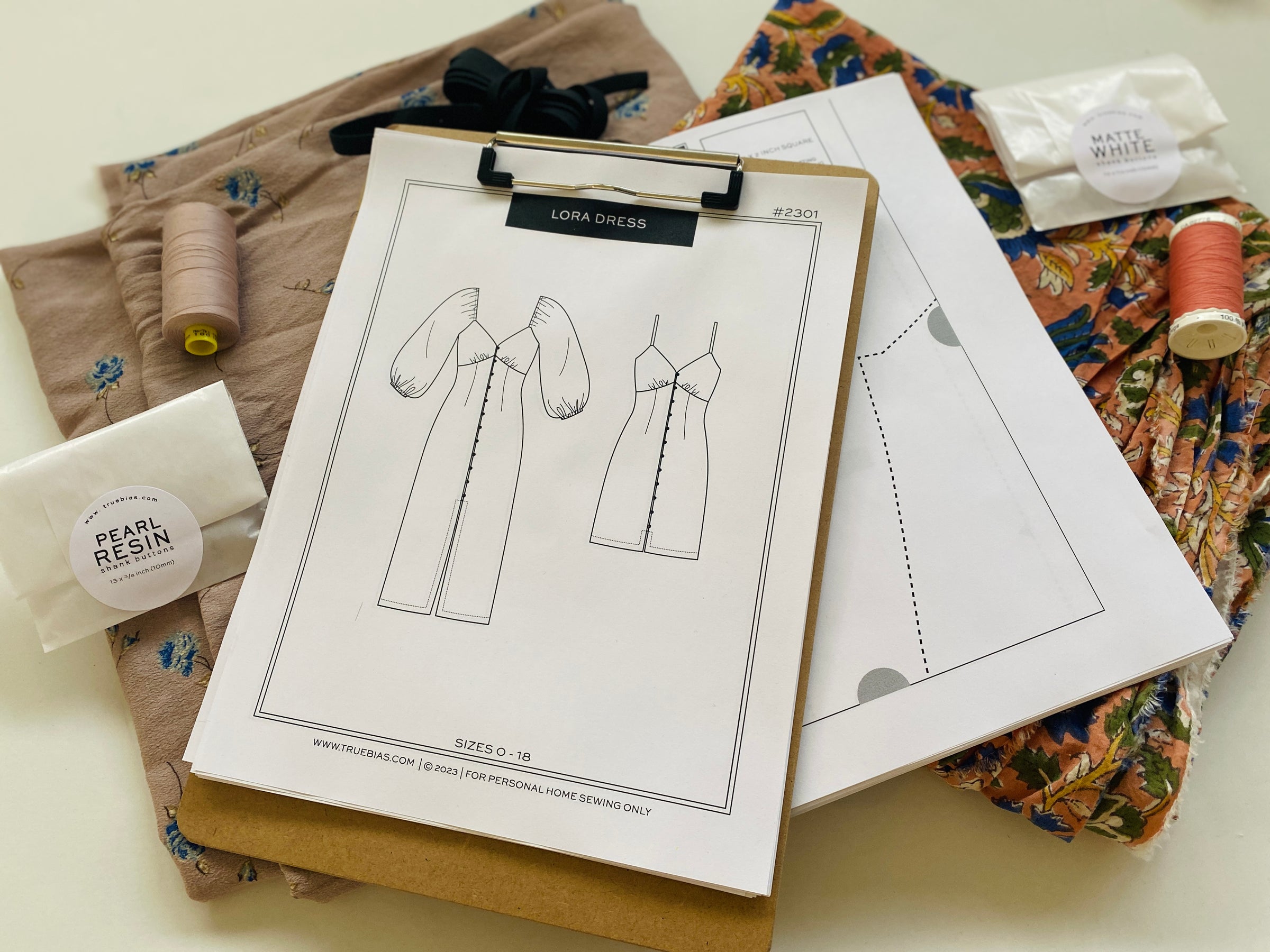 Lora Sew Along Day 1 - Steps 1-4