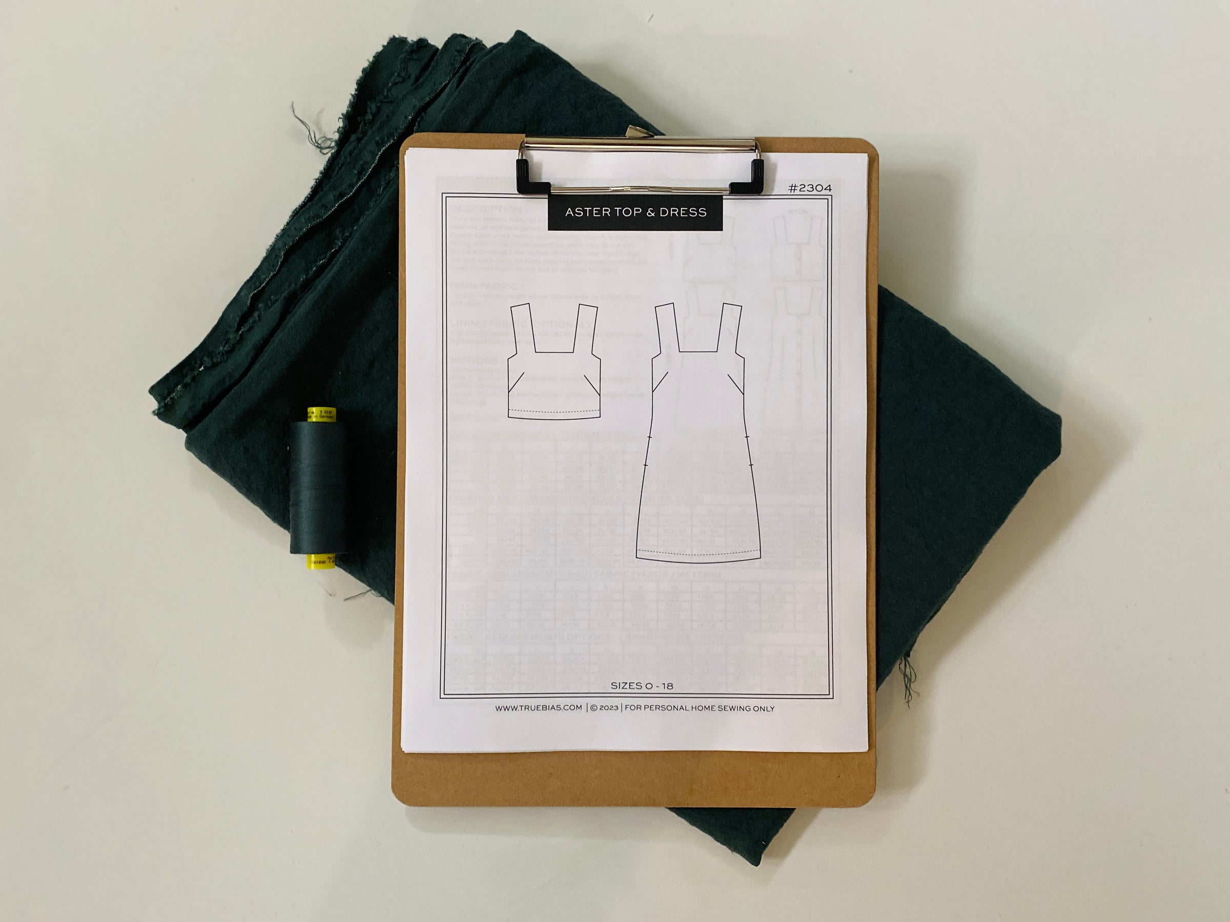 Fabric & Notions for the Aster