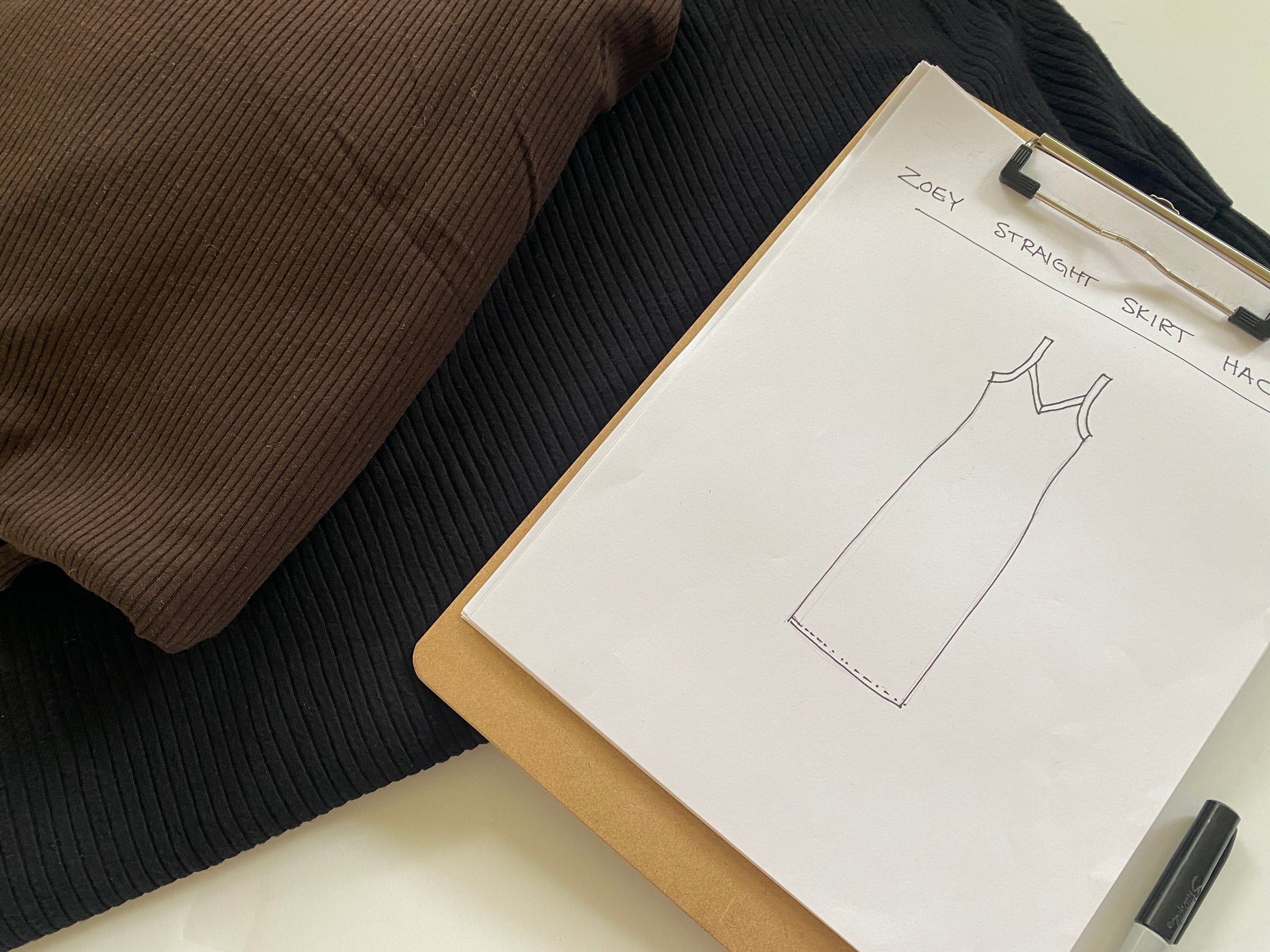 Zoey Straight Skirt Dress Hack