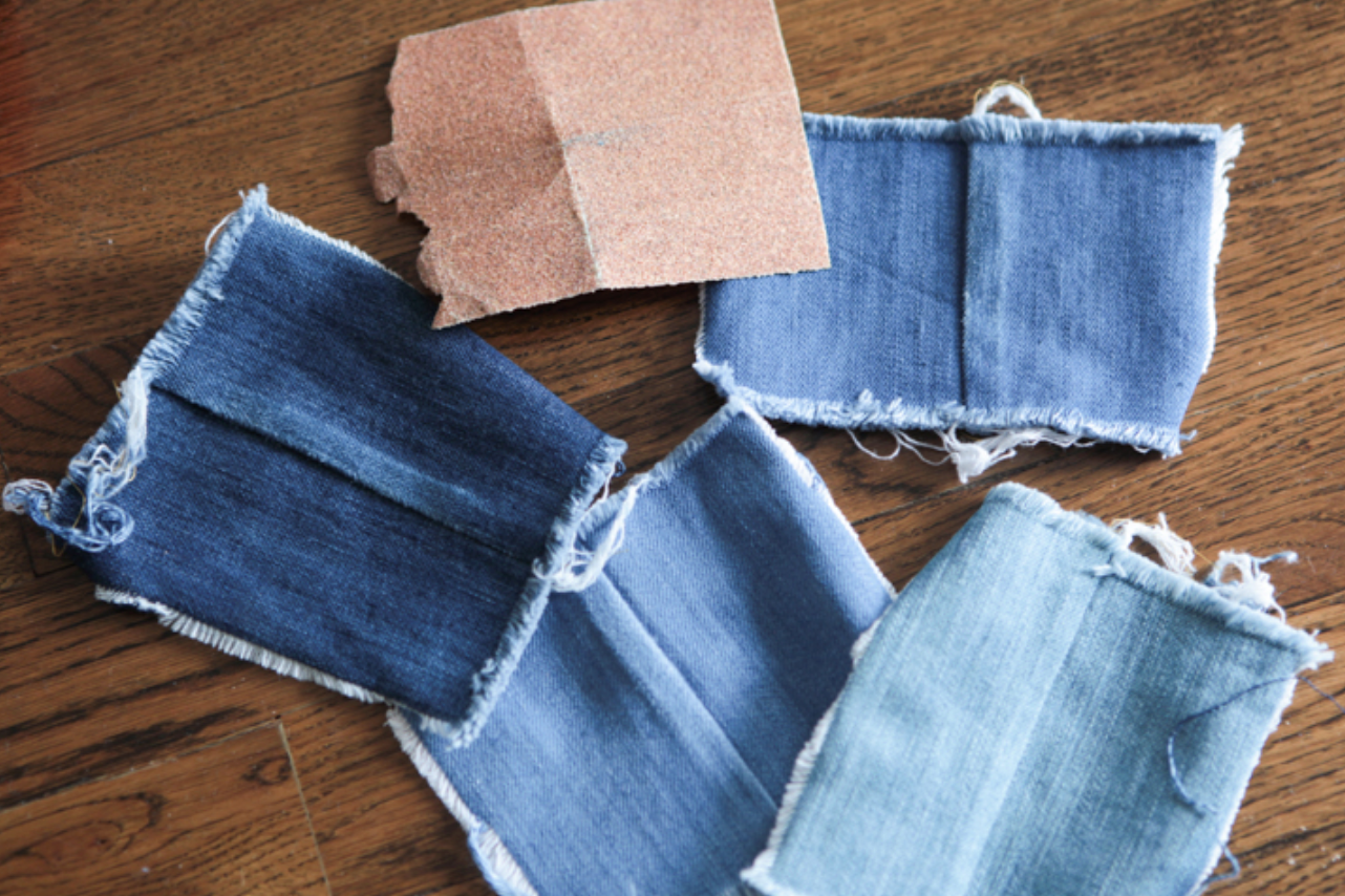 DENIM BLEACHING & DISTRESSING EXPERIMENTS